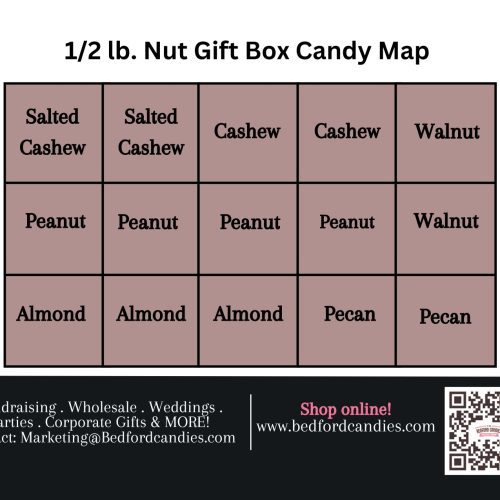 12 lb. Nut Gift Box Candy Map