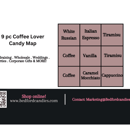 Coffee lover candy Map